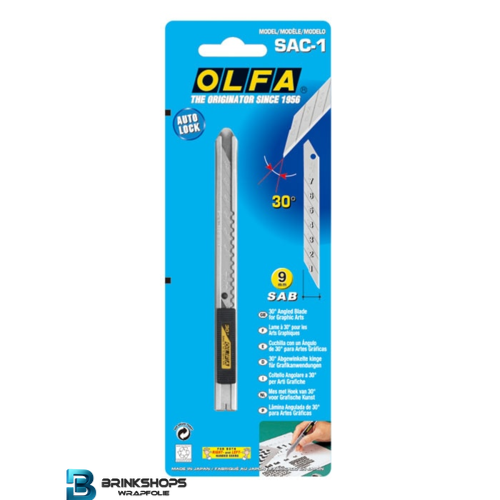 Wrapfolie mes Olfa SAC-1 30° mes 9mm