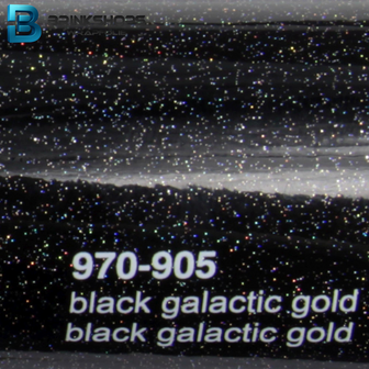 Wrap Folie Oracal Premium 970RA-905 Black Galactic Gold
