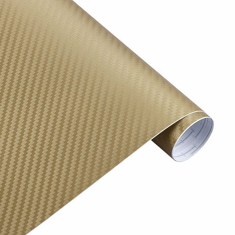 Wrapfolie 3d Carbon Goud