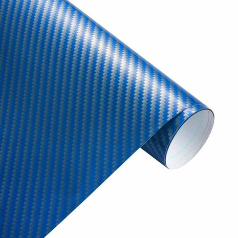 Wrapfolie 2d Carbon Blauw