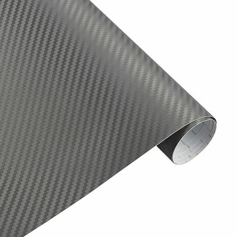Wrapfolie 3d Carbon Grijs