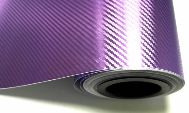 Wrapfolie 3d Carbon Chroom Paars