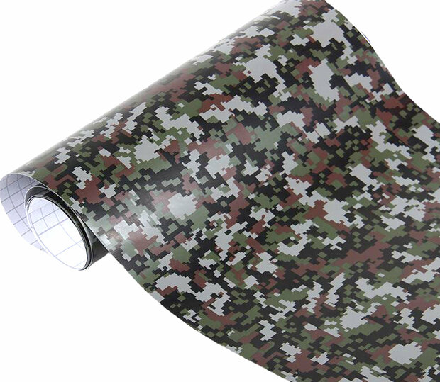Wrapfolie Camouflage Woodland Digitaal
