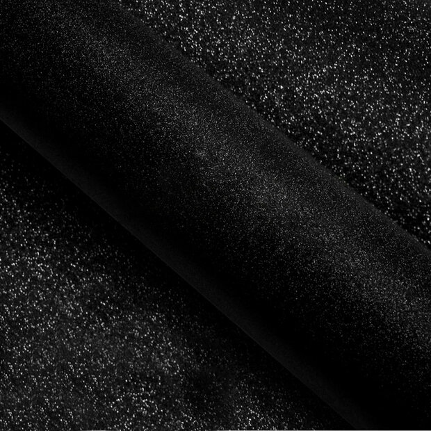 Wrapfolie Glitter Zwart