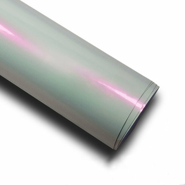 Wrapfolie Pearlscent Wit / Roze