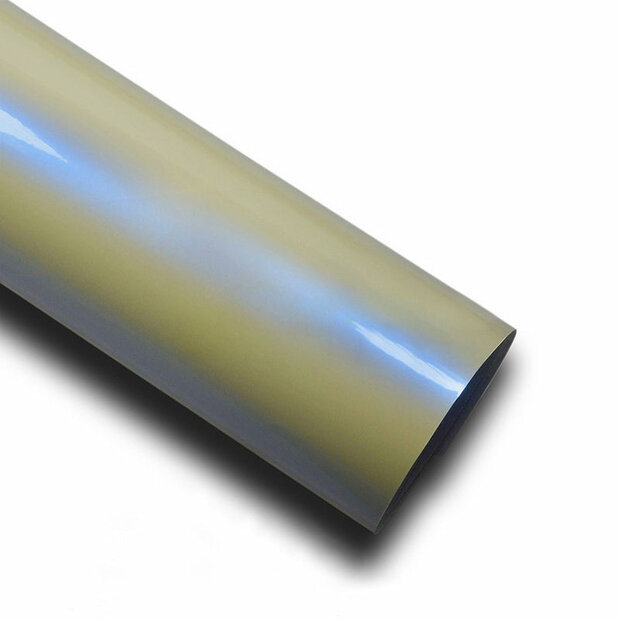 Wrapfolie Pearlscent Wit / Blauw