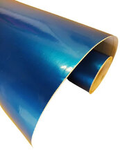 Wrapfolie Glans Blauw Metallic