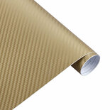 Wrapfolie 3d Carbon Goud