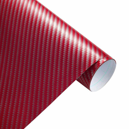 Wrapfolie 2d Carbon Rood